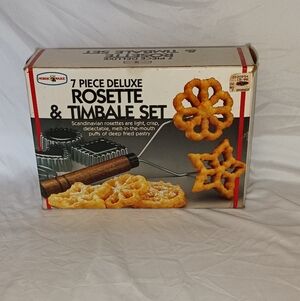 Vintage Nordicware  Rosette Timbale Complete Set  Cookies